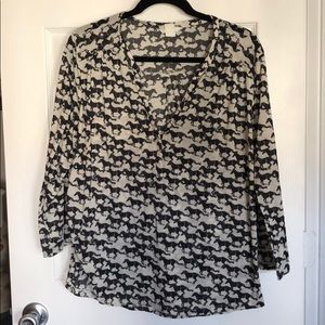 Horse print top